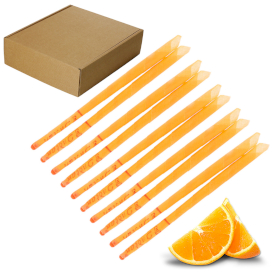 100x Velas de oido aromatica Naranja