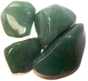 24x L Tumble Stones - Cuarzo Verde