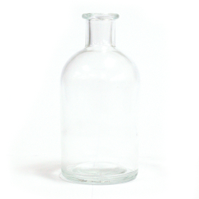 6x 250 ml Botella difusora redonda de caña antigua - Claro