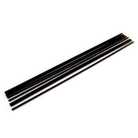 250x Difusor de fibra de caña negra 25cm x 4mm