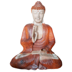 Estatua de Buda Tallada a Mano- 60cmTransmisión de Enseñanza