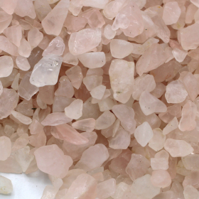 Chips de Piedras Preciosas de Cuarzo Rosa a Granel - 1 kg