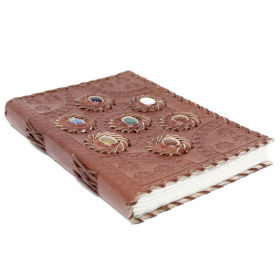 Cuadernos de cuero Piedra Sackra (22.5x15cm)