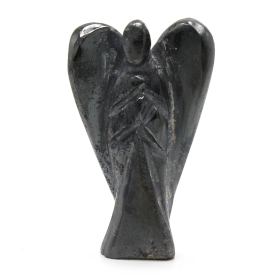 Angel de Piedras Preciosas Tallado a mano - Hematita